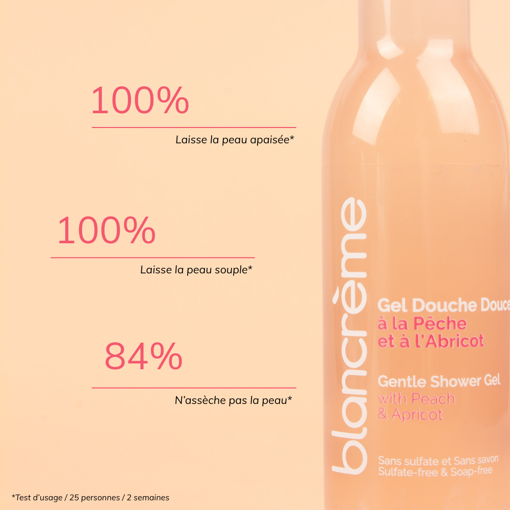 Soft shower gel - Peach & Apricot