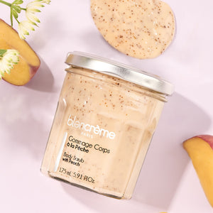 Peach body scrub