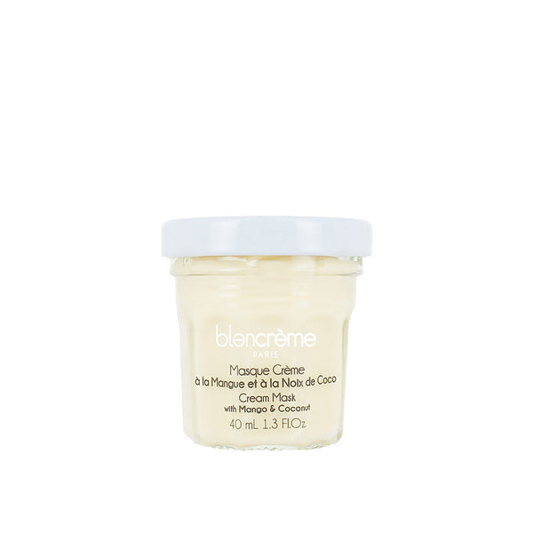 Masque visage crème Mangue & noix de coco