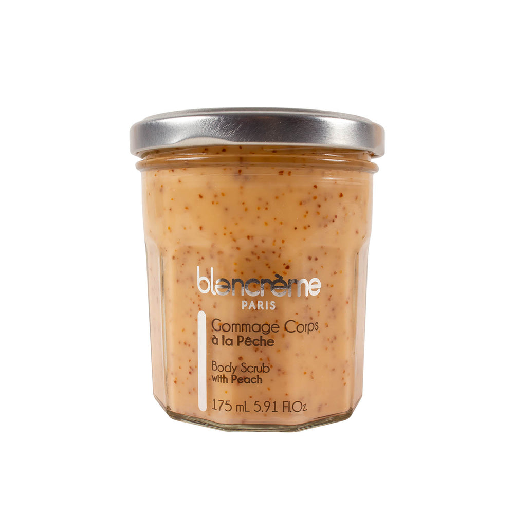 Peach body scrub