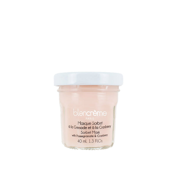 Masque visage sorbet Grenade & cranberry