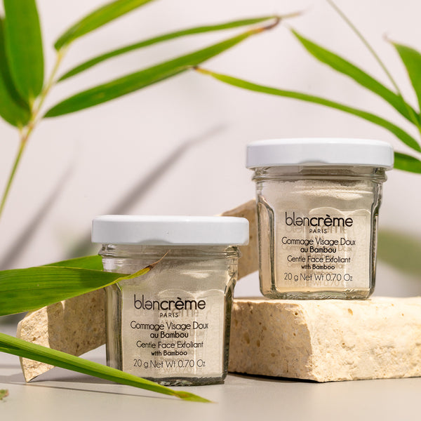 Bamboo face scrub