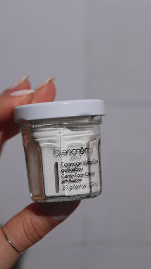 Bamboo face scrub