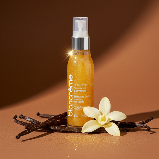 Huile corps parfumée nourrissante