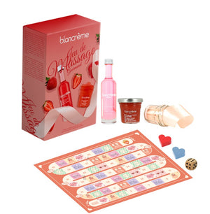 Jeu de massages Friandise à la Barbe à papa et à la Fraise