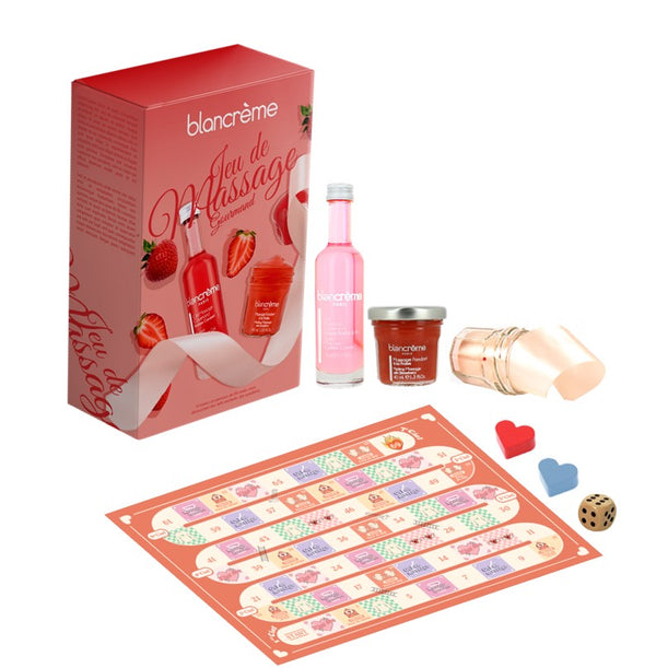 Jeu de massages Friandise à la Barbe à papa et à la Fraise