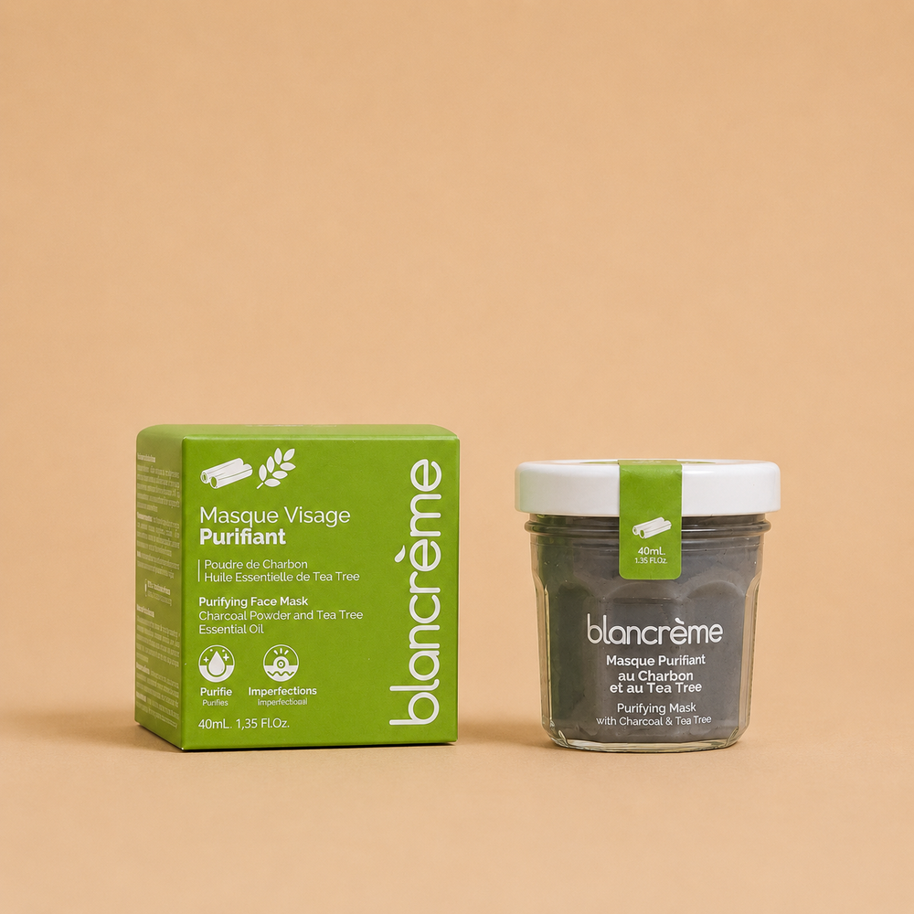 Masque purifiant - Charbon et au Tea tree