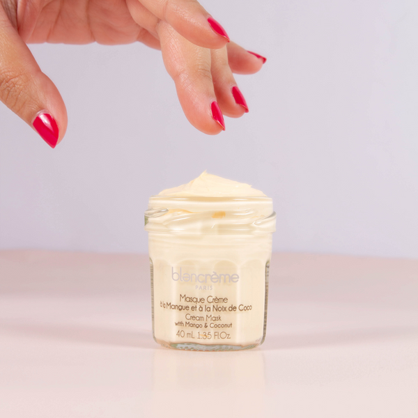Masque visage crème Mangue & noix de coco