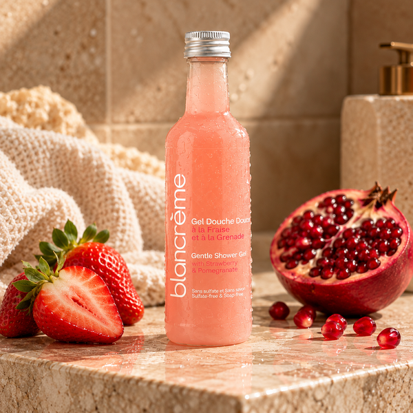 TRAVEL SIZE Strawberry & Pomegranate Shower Gel