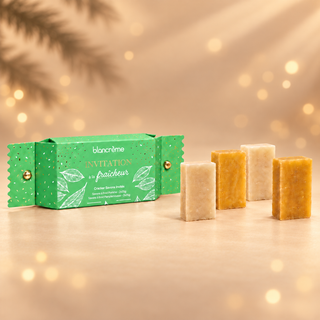 Cracker de 4 mini savons artisanaux Pomme & Pamplemousse