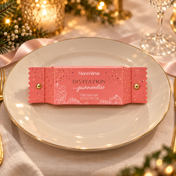 Cracker de 4 mini savons artisanaux Fraise & Pêche
