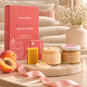 Trio Corps Pêche & Abricot – Coffret de Noël
