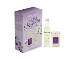 Coffret Bien-Être Noix de Coco – Bougie & Huile de Massage Corps