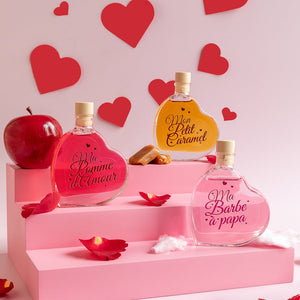 Trio de gel de massage dans un univers saint valentin
