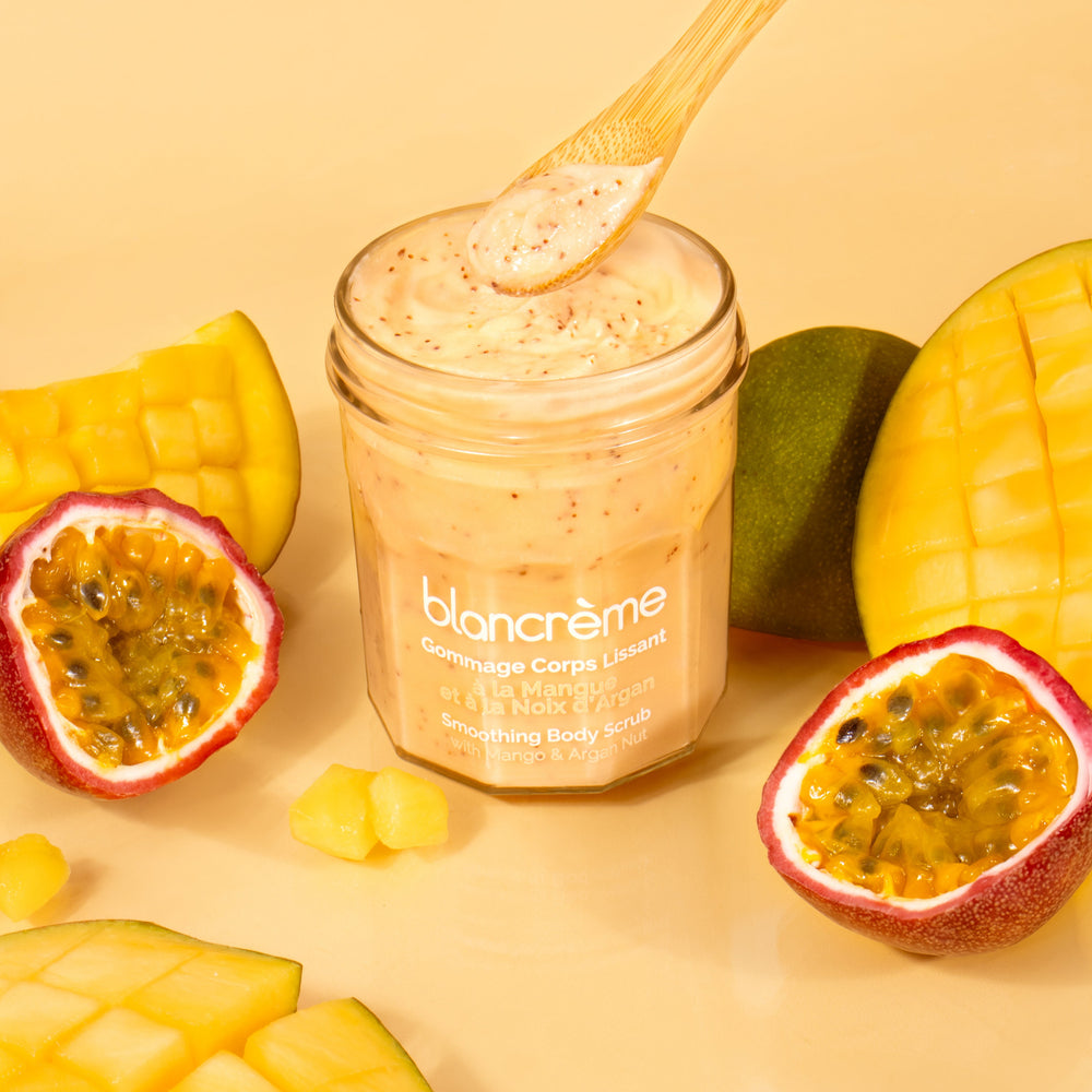Smoothing body scrub - Mango & Argan nut