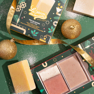 Trio savons pour le corps - Pomme, Miel & Pêche