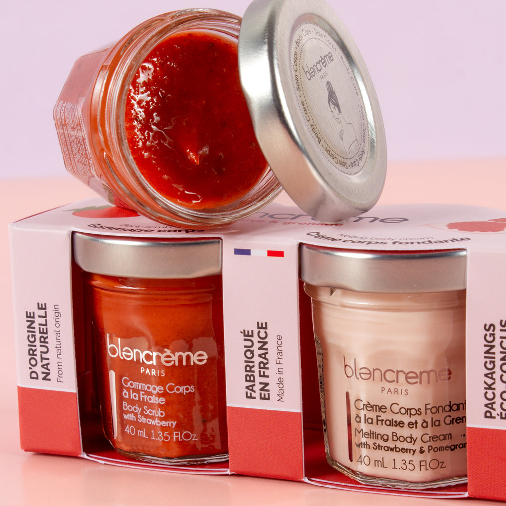 Duo soins corps fraise
