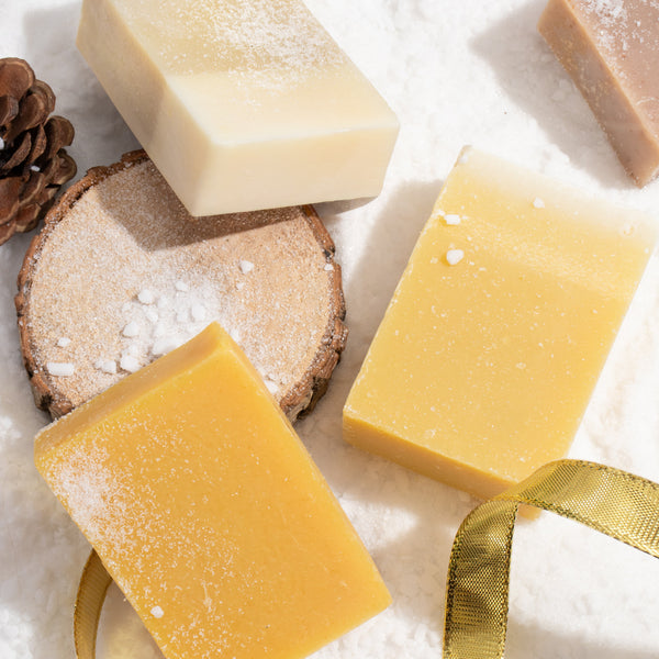 Trio savons pour le corps - Pomme, Miel & Pêche