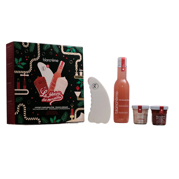 Coffrets bien être corps - Gua Sha - Fraise & Grenade