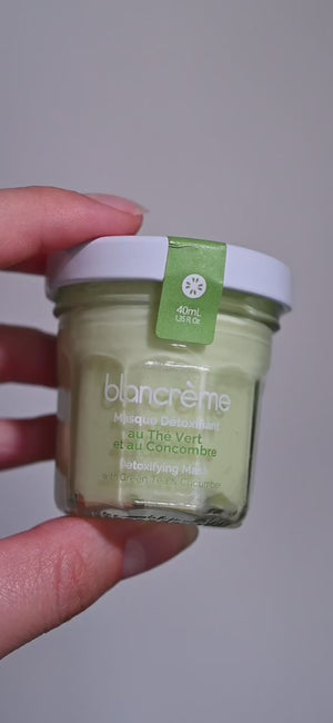 Masque détoxifiant - Thé vert & Concombre