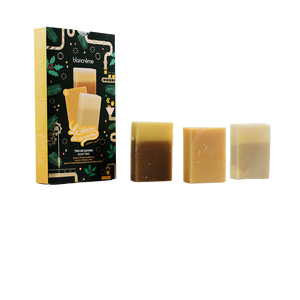 Trio savons pour le corps - Pomme, Miel & Pêche